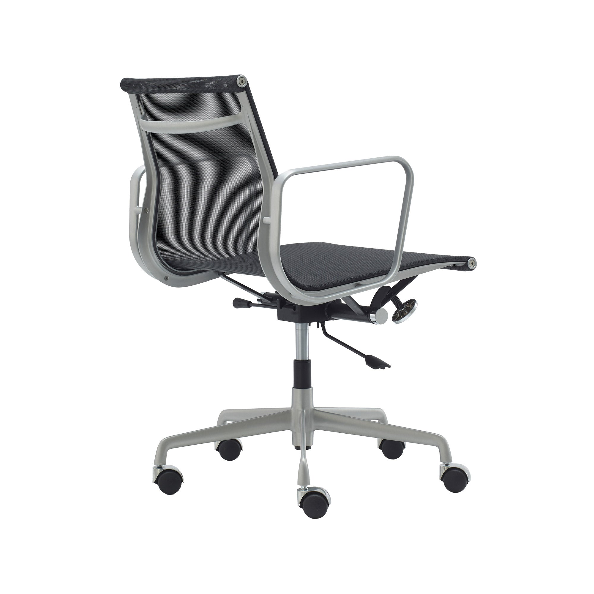 Silla EA117, aluminio satinado